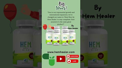 Hem Hero by Hem Healer! #hemorrhoidtreatment #piles #health hemorrhoids #bignews