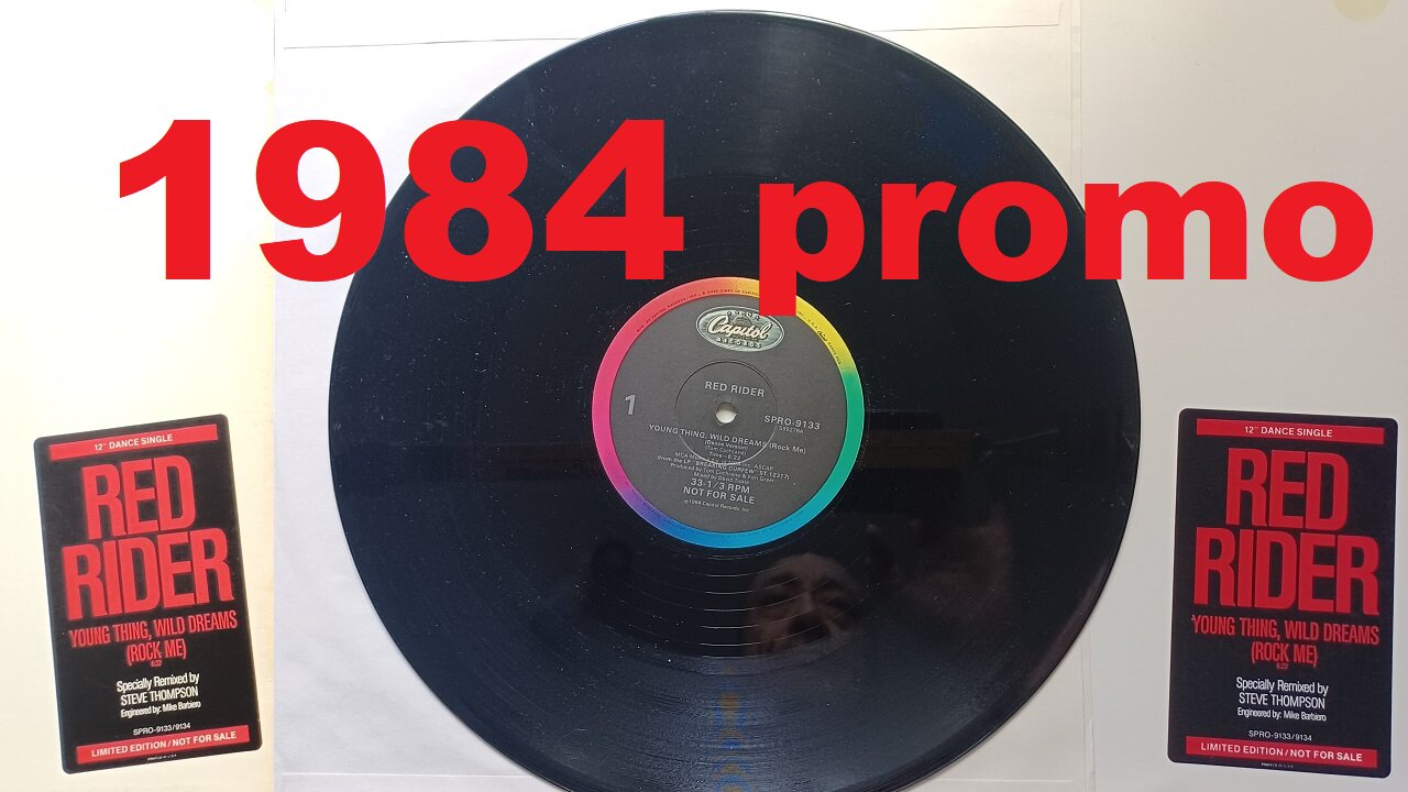 RED RIDER "YOUNG THING, WILD DREAMS (ROCK ME) (Dance Version)/(Instrumental Version), 1984