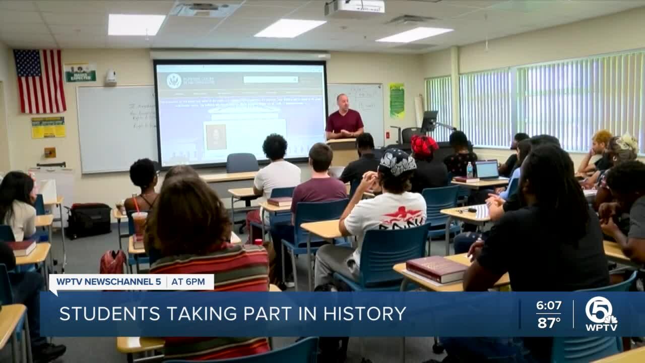 Palm Beach State College students celebrate Ketanji Brown Jackson’s swearing-in