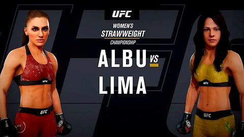 EA Sports UFC 3 Gameplay Juliana Lima vs Alexandra Albu