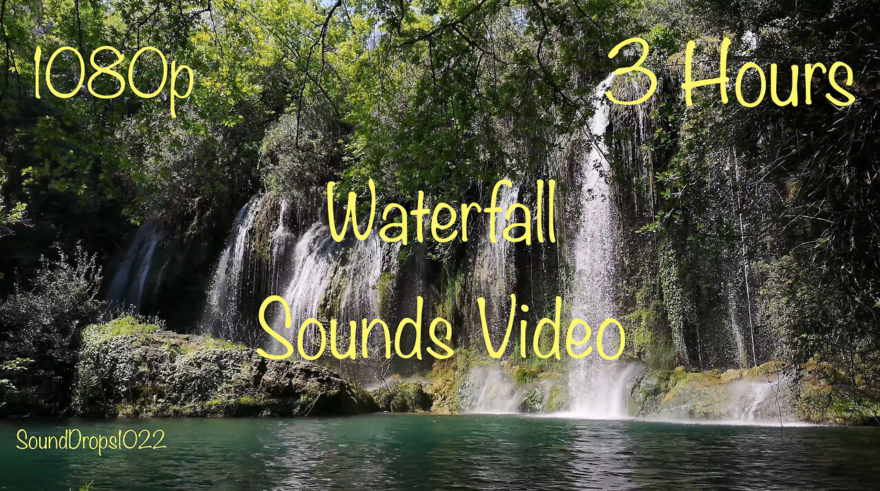 Breath Taking 3 Hours Of Waterfall Sounds Video