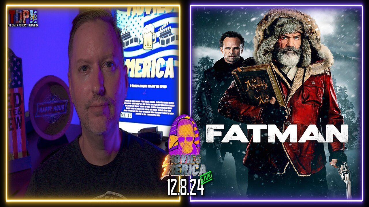 Fatman (2020) SPOILER FREE REVIEW LIVE | Movies Merica | 12.8.24