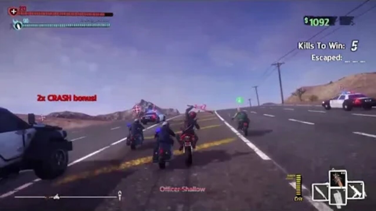 Stuck in Reverse & Sticky Bombs #ReverseRedemption #RoadRedemtion #RoadRash #VehicularCombat