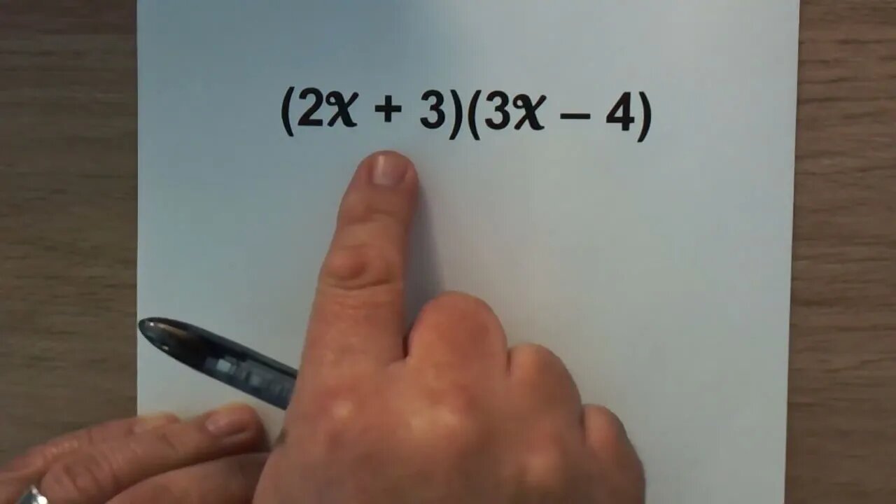 You Need To Know This To Multiply Binomials