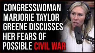 Congresswoman Marjorie Taylor Greene Discusses Fear Of Possible Civil War And National Divorce