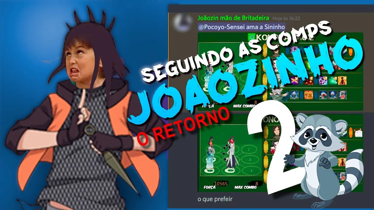 Testando Comps Do NarutoOnline feitas pelo Guaxinim Joãozin O Retorno #NarutoOnline