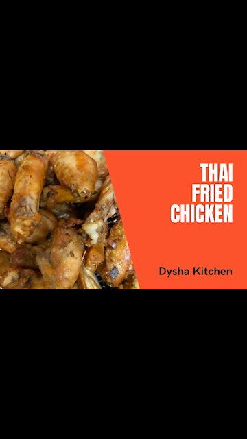 Cooking Thai Fried Chicken at Home. Cooking Idea & Inspiration. Dysha Kitchen. #shorts