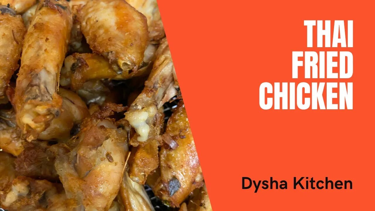 Cooking Thai Fried Chicken at Home. Cooking Idea & Inspiration. Dysha Kitchen. #shorts