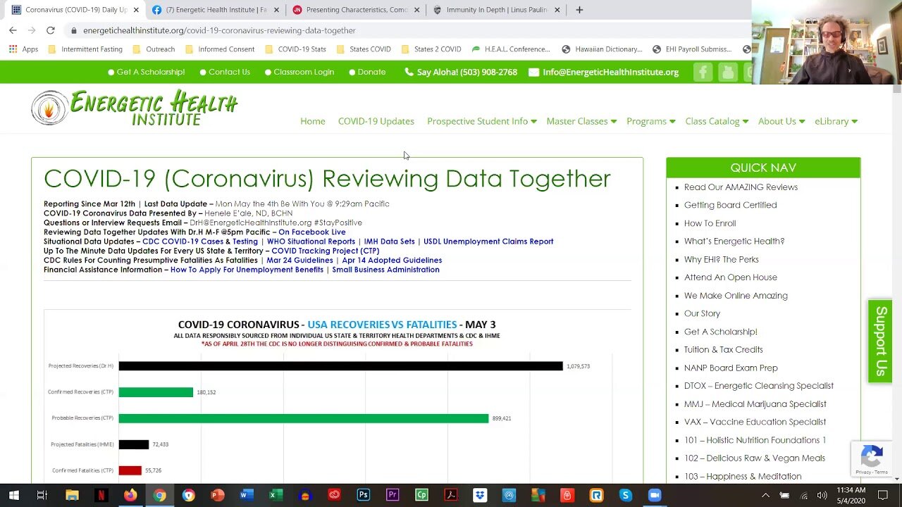 COVID-19 Reviewing Data Together w Dr H PSA50 - May 4