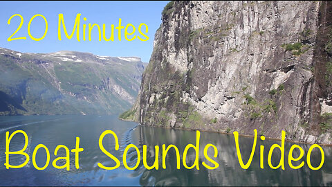 Cruise The Water With 20 Minutes Of Boat Sounds Video