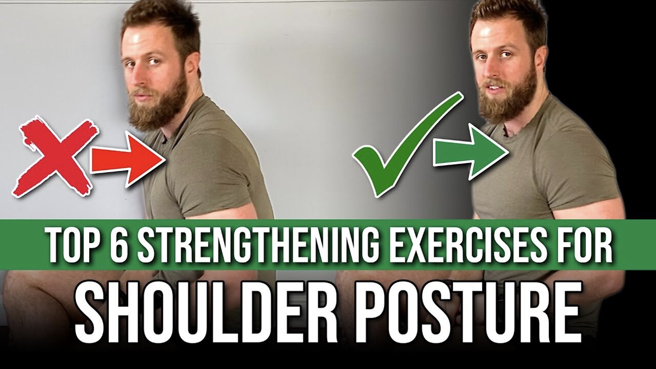 Posture Correction Exercises | 6 BEST Strengthening Exercises For Shoulder Posture!