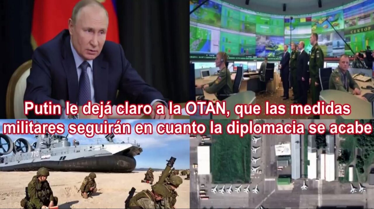 Putin habló con los líderes de la OTAN en persona, y les advirtió antes de invadir Ucrania