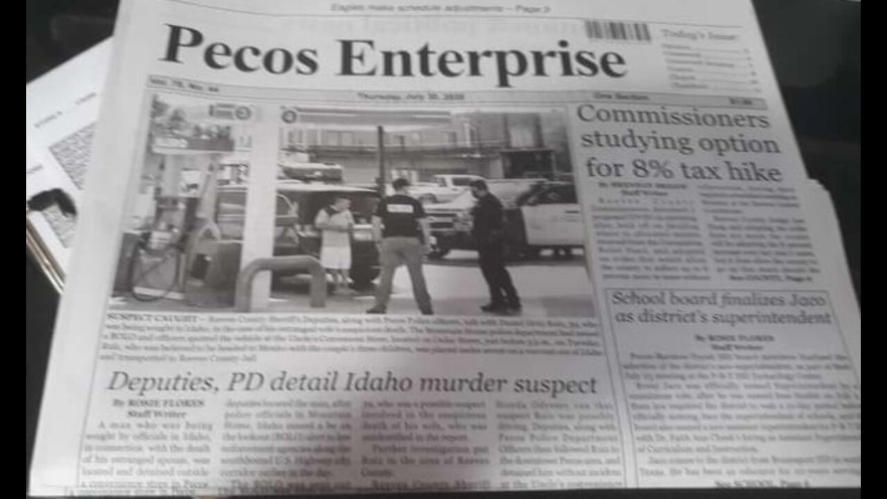 Murder Suspect Captured at Uncle's Gas Station in Pecos, Texas