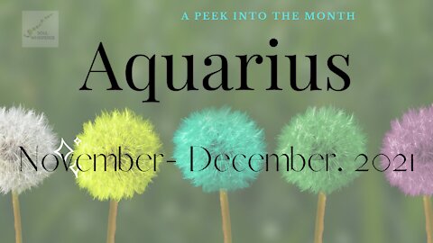 ♒ AQUARIUS ♒: Meet Challenges Through Solitary Reflection