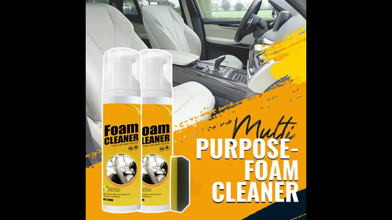 ORDER LINK IN COMMENTS - Get a FREE Multi-Purpose Easy Cleaning Foam Cleaner Spray when you order!