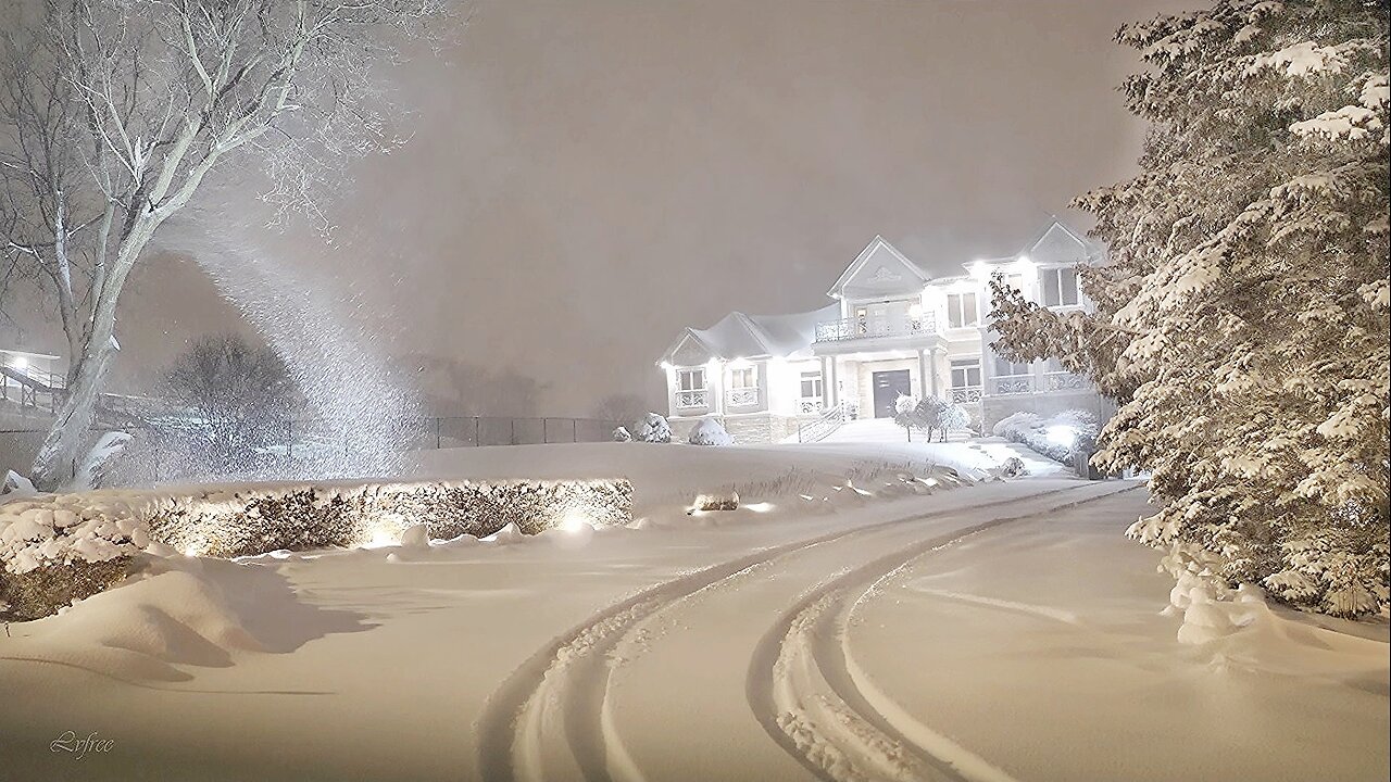 Winter Storm and Lake Effect Snow created Winter Wonderland