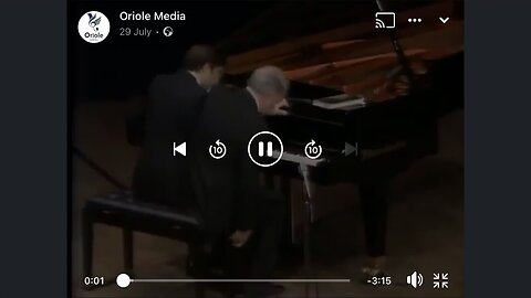 Funny piano playing