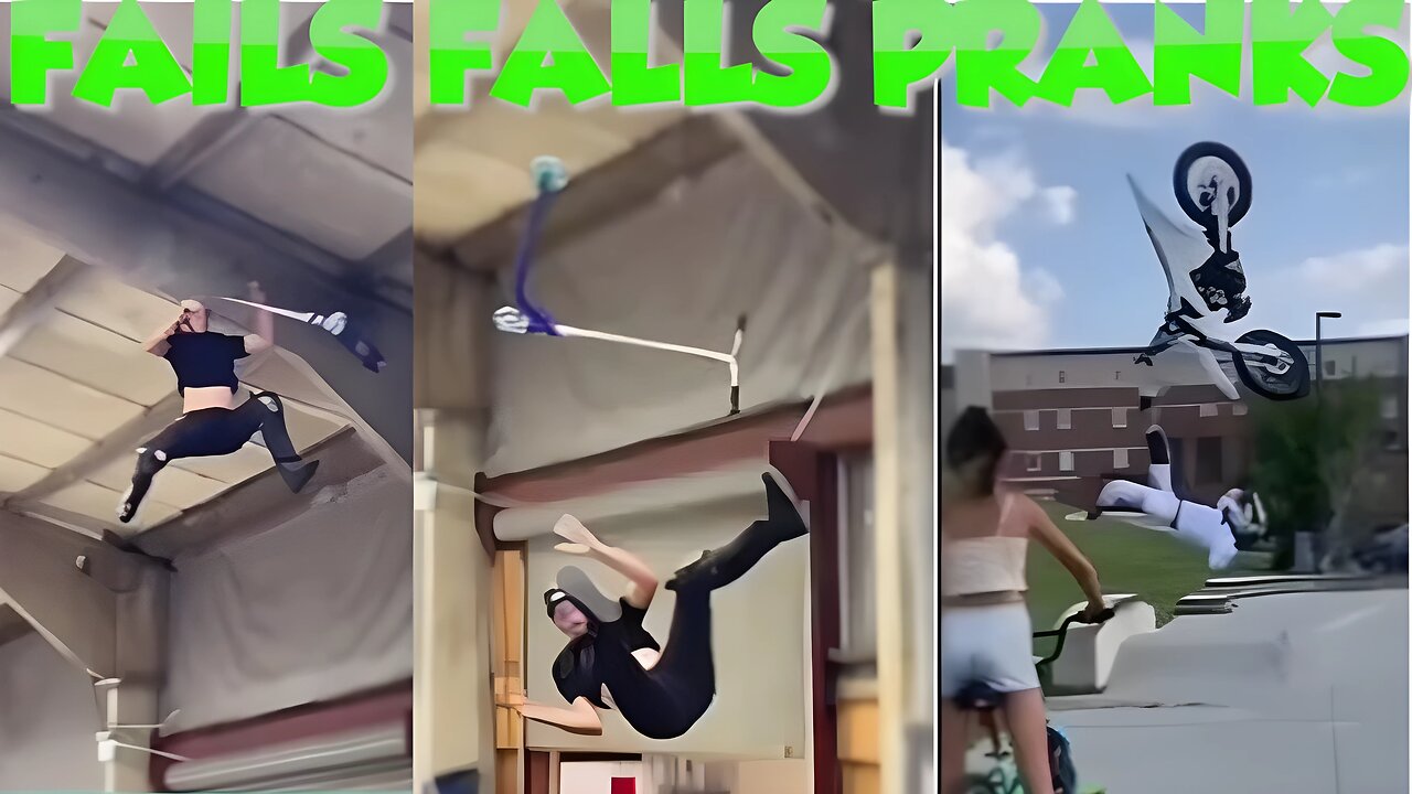 FUNNY FALLS, FAILS AND PRANKS COMPILATION 44