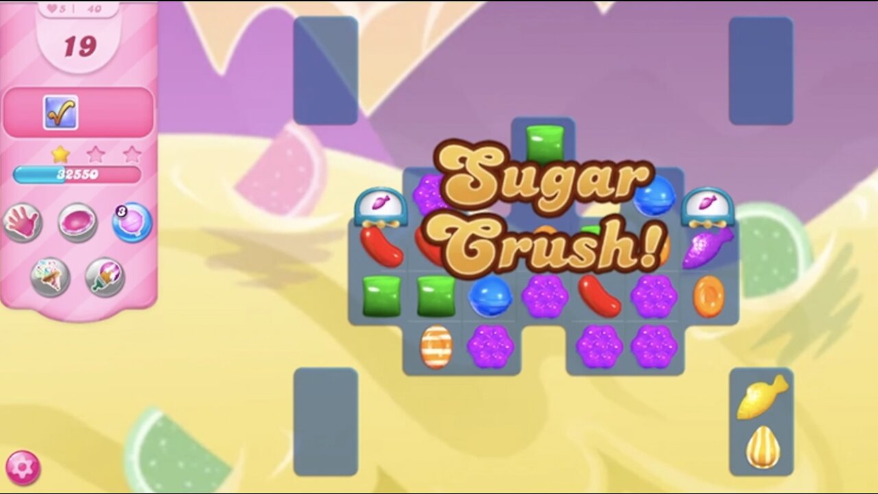 Candy Crush Saga | Level 40 | NO BOOSTERS | 3 STARS | PASSED ON FIRST TRY! | 140970 🦄