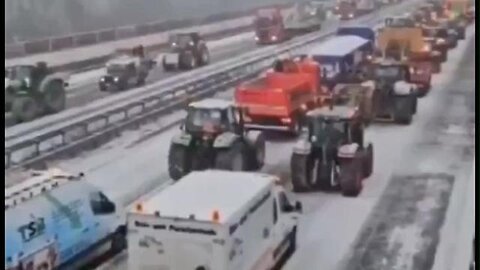 Poland, Czech Republic, Austria, Switzerland, France, Belgium and the Netherlands... #GermanFarmers