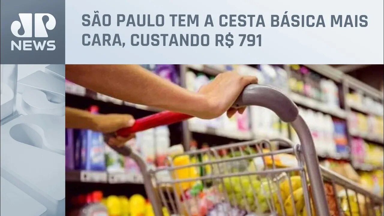 Em 2022, cesta básica subiu nas 17 capitais pesquisadas pelo Dieese