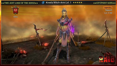 Raid Shadow Legends - Kreela Witch-Arm - Classic Skin