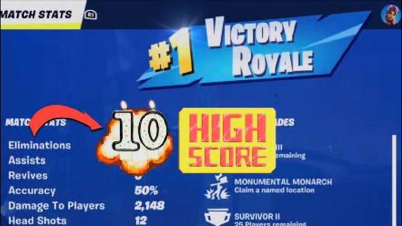 Fortnite Zero Build: 10 Kill Solo Win - 07/16/2023