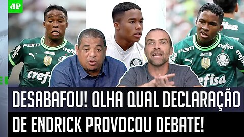 "AÍ É MUITO CHORORÔ, pô! Essa declaração do Endrick foi..." DESABAFO em ENTREVISTA gera DEBATE!