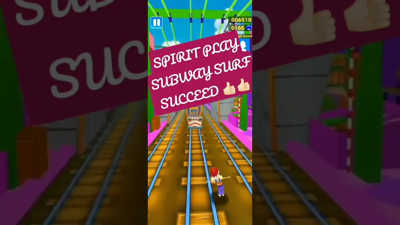 SUCCEED PLAY SUBWAY SURF 👍🏻