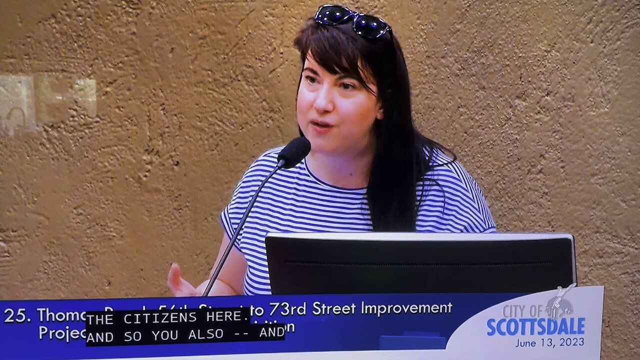 Merissa Hamilton At Scottsdale City Council.