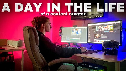 A DAY IN THE LIFE OF A CONTENT CREATOR.