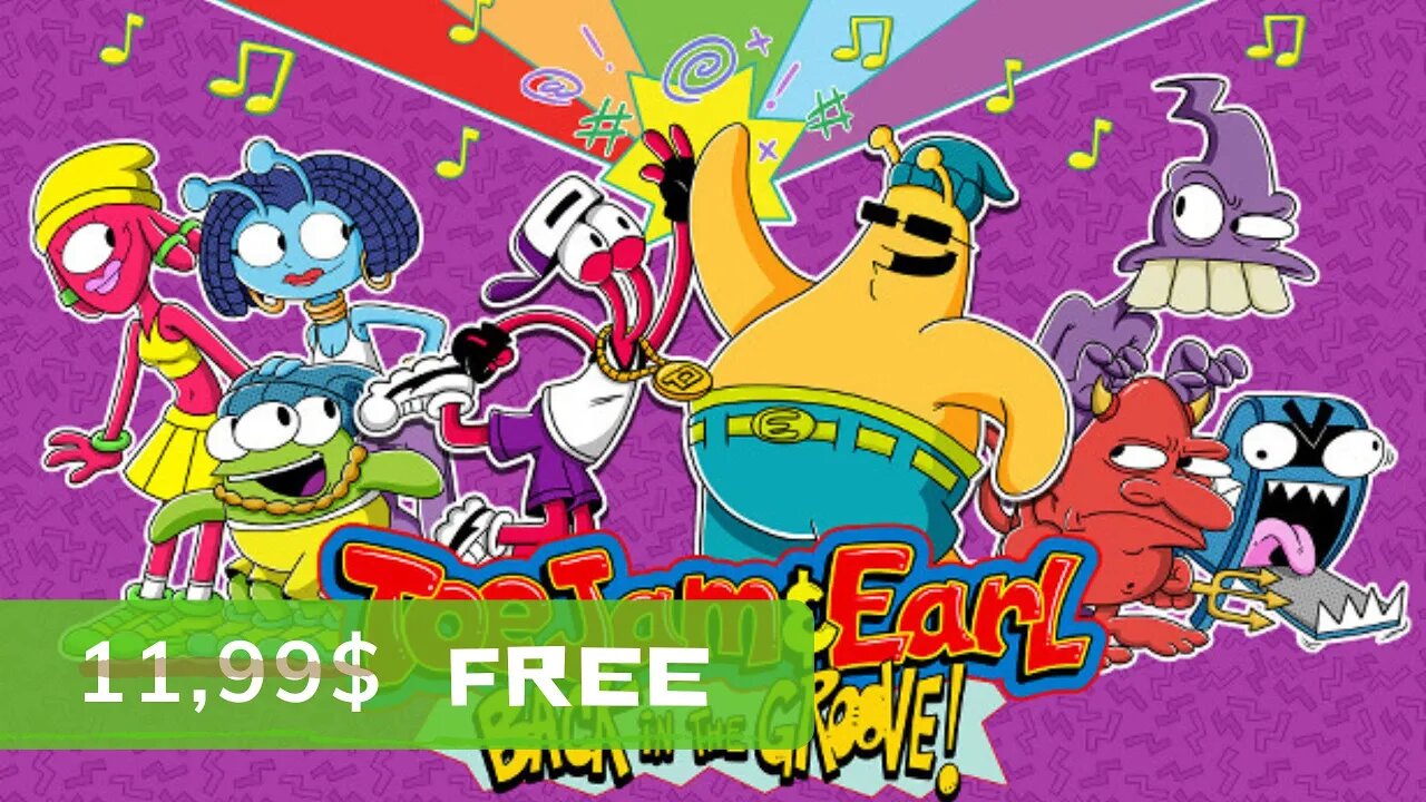 ToeJam & Earl Back in the Groove! - Free for Lifetime (Ends 20-10-2022) Epic Games Giveaway