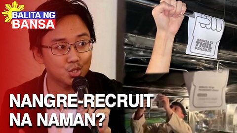 Raoul Manuel, nangre-recruit na naman?