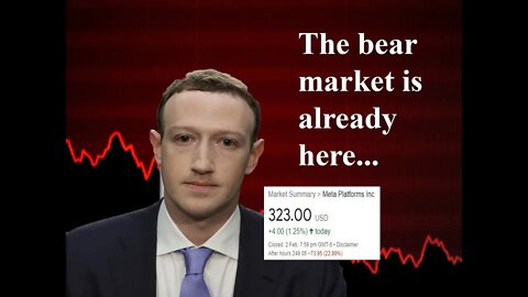 Facebook stock is signaling a bear market