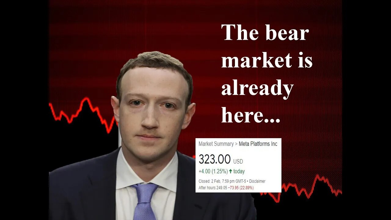 Facebook stock is signaling a bear market