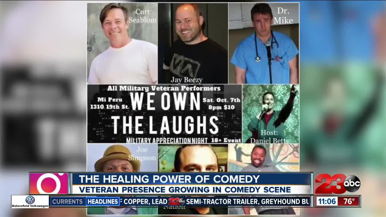 Veteran presence growing in comedy scene