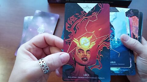 Unboxing Cosmos Tarot and Oracle Deck by Light Grey Lab