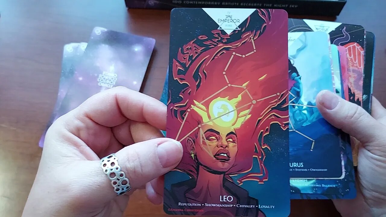 Unboxing Cosmos Tarot and Oracle Deck by Light Grey Lab