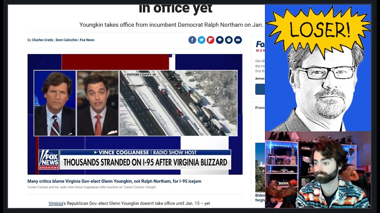 Degenerates Demonize Governor-Elect For Current DEM GOV Failures In VA's I-95 Crisis!