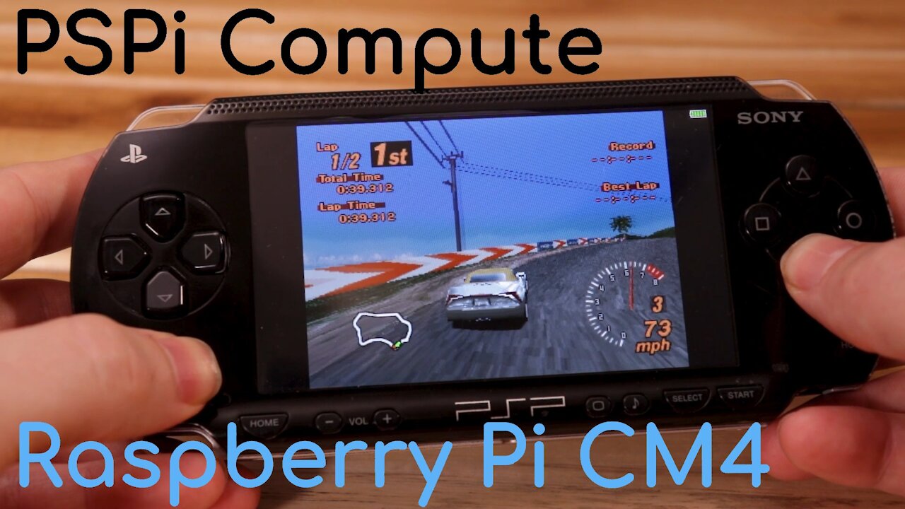 PSPi Compute Teaser - Raspberry Pi CM4 in a PSP Shell