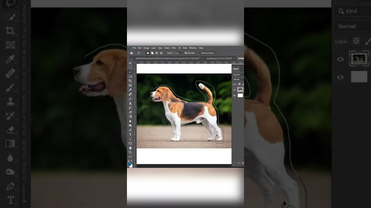 How to remove anything from your photo in photoshop Ps #shorts