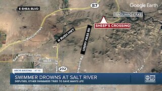 MCSO: Man drowns at Salt River in Sheep's Crossing area