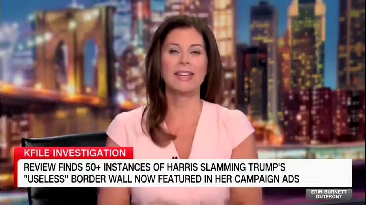 CNN Calls Out Kamala: 🚨🧱 Claims Credit for Trump's Border Wall After Repeatedly Opposing It