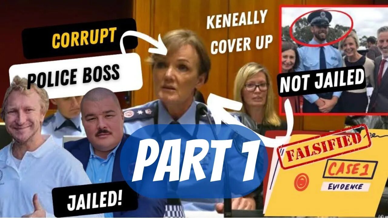 POLICE CORRUPTION SCANDAL: NSW Police Boss Webb & Kristina Keneally's son 1/2