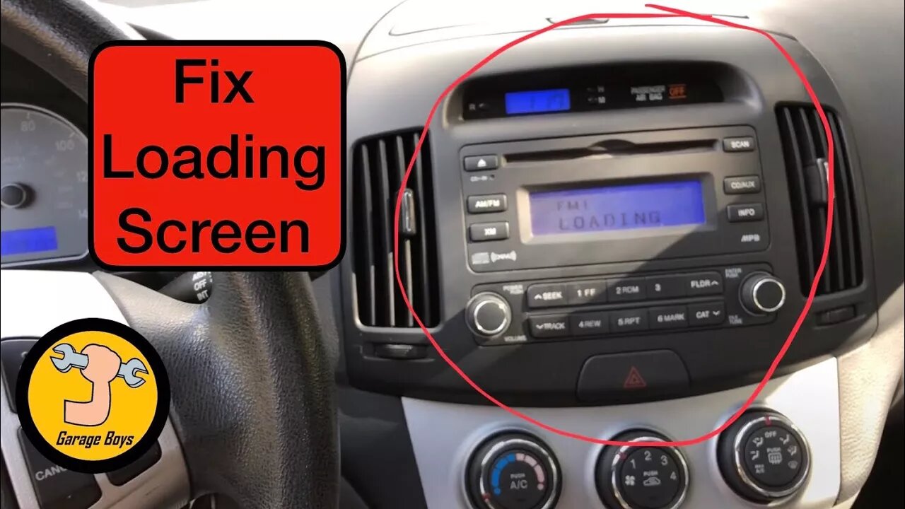 How To Fix Radio On 2008 Hyundai Elantra