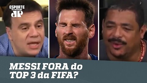 Foi JUSTO MESSI FORA do TOP 3 da FIFA? Veja DEABTE!