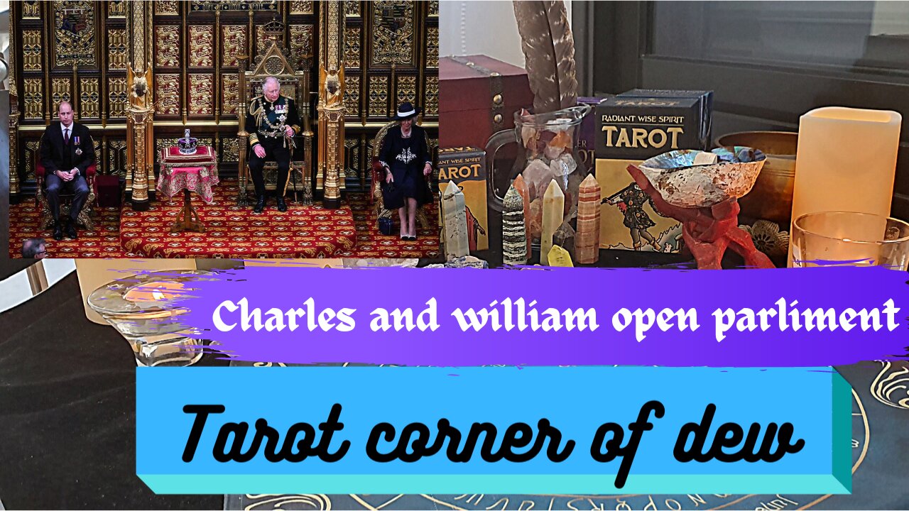 Charles and William open parliament as counsellors of state.