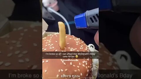 CELEBRATED HER BIRTHDAY DAY AT MCDONALDS!!🤡🍔😂