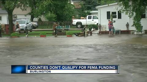 Wisconsin counties won't get federal funding for flooding aid