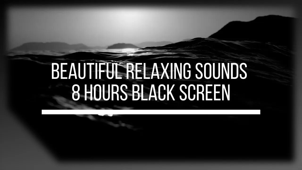 Black Screen Babbling Brook Noise for Sleeping, Relaxing, Study, Insomnia. Sleep Instantly 8 Hours